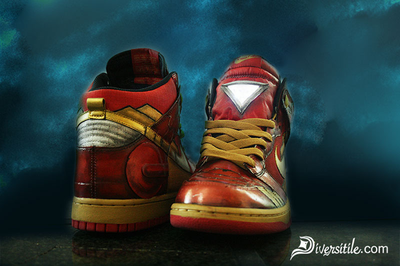 Illustration for article titled Iron Man Sneakers Will Light Up Your Life